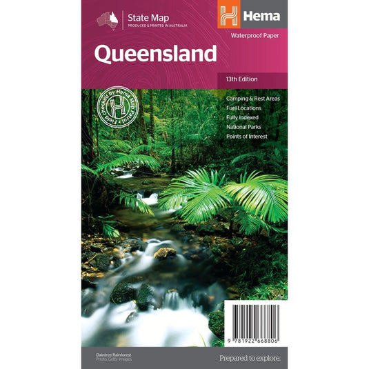 HEMA QUEENSLAND STATE MAP