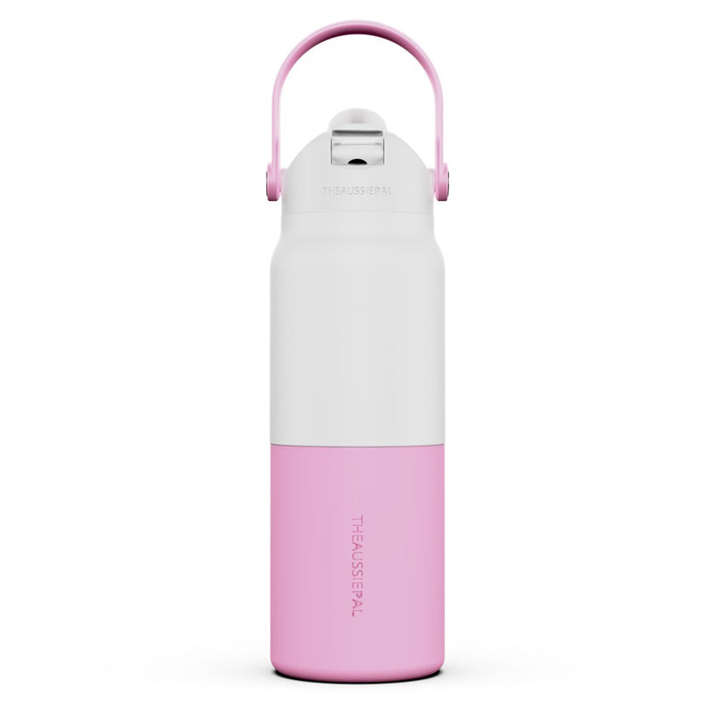 Load image into Gallery viewer, AUSSIE PAL INSULATED WATER BOTTLE 1L [CLR:PINK LAYERS]
