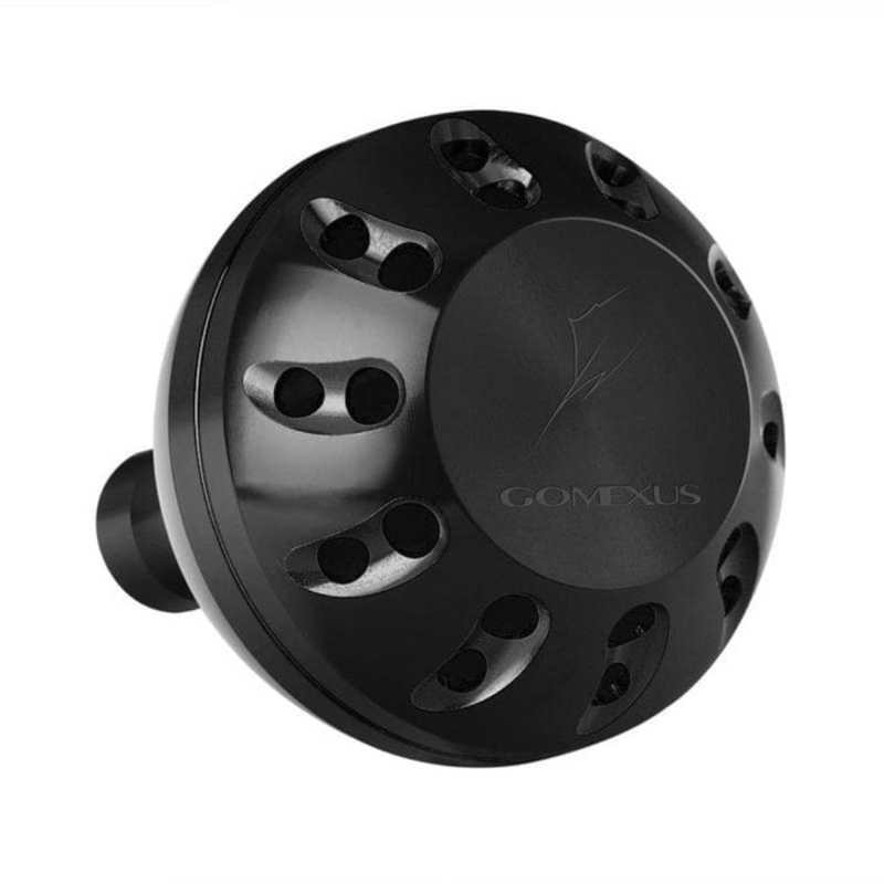 Load image into Gallery viewer, GOMEXUS ALUMINIUM POWER KNOB [SZ:45MM SHIMANO CLR:BLACK]
