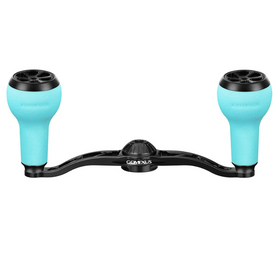 GOMEXUS 120MM ALUMINUM BAITCAST HANDLE TPE 27MM [SZ:8X5 CLR:BLUE]
