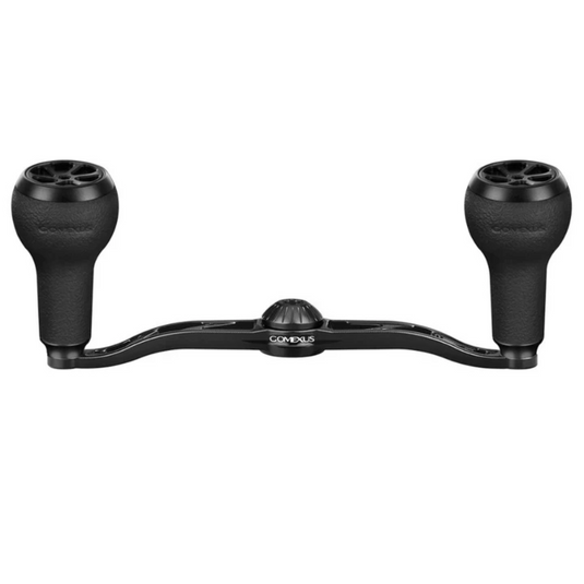 GOMEXUS 120MM ALUMINUM BAITCAST HANDLE TPE 27MM [SZ:7X4  CLR:BLACK]