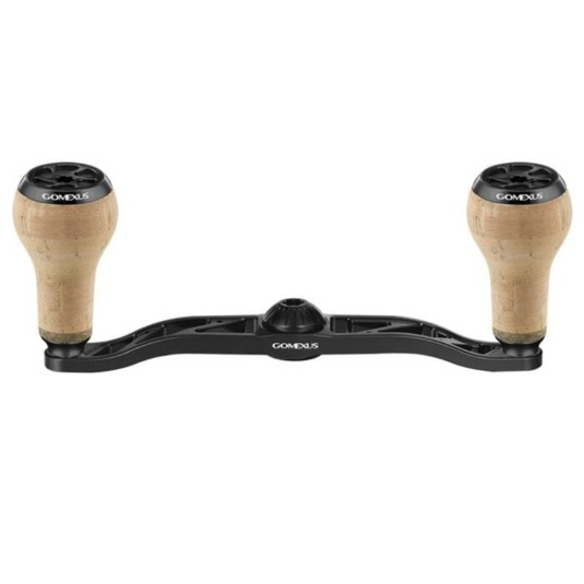 GOMEXUS 120MM ALUMINIUM BAITCAST HANDLE CORK 27MM [SZ:7X4  CLR:BLACK]