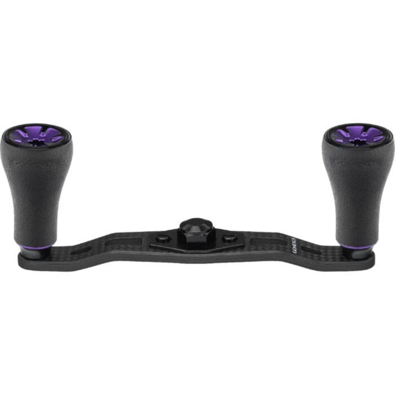 Load image into Gallery viewer, GOMEXUS 95MM CARBON FIBRE BAITCAST HANDLE TPE KNOB [SZ:7X4  CLR:BLACK]
