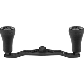 GOMEXUS 95MM CARBON FIBRE BAITCAST HANDLE TPE KNOB [SZ:8X5 CLR:BLACK]