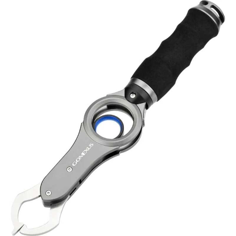 Load image into Gallery viewer, GOMEXUS ALUMINIUM FISH GRIPPER WITH SCALE [CLR:BLUE]
