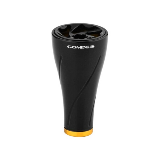 GOMEXUS 20MM ALUMINIUM KNOB [CLR:BLACK & GOLD]