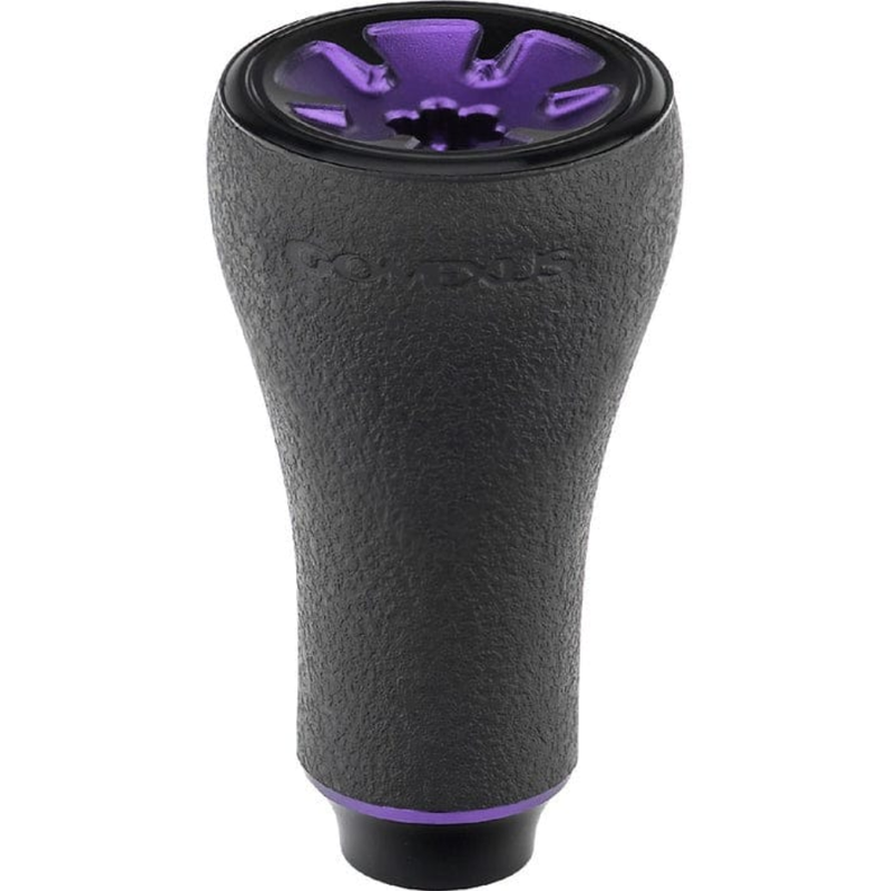 Load image into Gallery viewer, GOMEXUS 20MM TPE REEL POWER KNOB [CLR:BLACK &amp; PURPLE]
