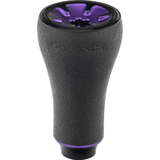 GOMEXUS 20MM TPE REEL POWER KNOB [CLR:BLACK & PURPLE]