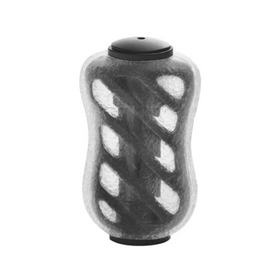 GOMEXUS 20MM TPE REEL POWER KNOB TRANSPARENT [CLR:BLACK]