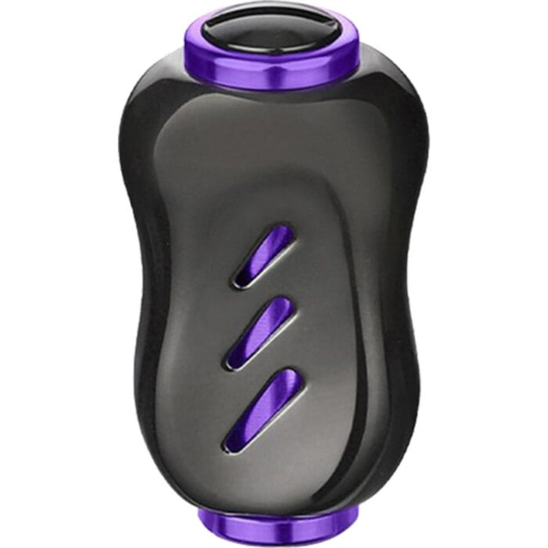 Load image into Gallery viewer, GOMEXUS 22MM TITANIUM REEL POWER KNOB [CLR:BLACK &amp; PURPLE]
