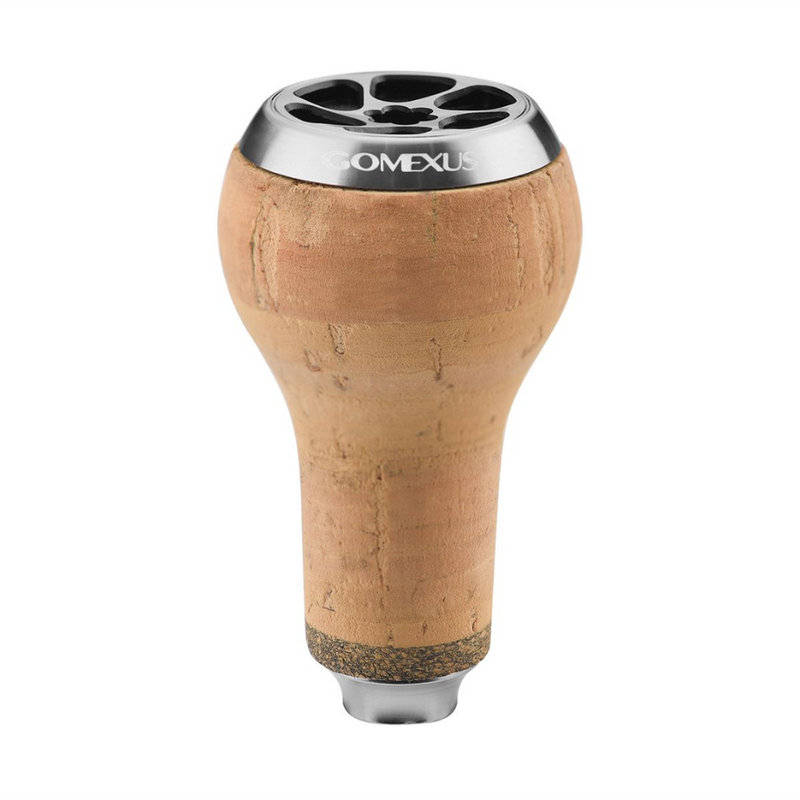 Load image into Gallery viewer, GOMEXUS 27MM CORK REEL POWER KNOB [CLR:SILVER]
