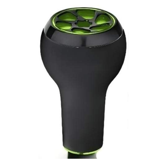 GOMEXUS 27MM TPE REEL POWER KNOB [CLR:BLACK & GREEN]