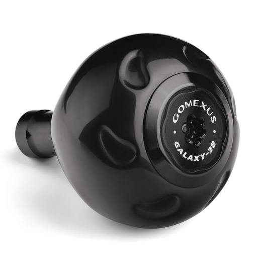 GOMEXUS TITANIUM POWER KNOB [SZ:38MM CLR:BLACK]