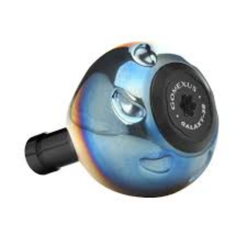 Load image into Gallery viewer, GOMEXUS TITANIUM POWER KNOB [SZ:38MM CLR:FLAME &amp; BLACK]
