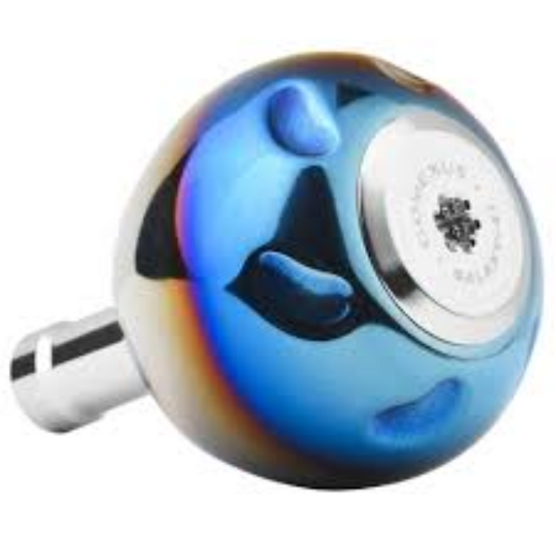 Load image into Gallery viewer, GOMEXUS TITANIUM POWER KNOB [SZ:38MM CLR:FLAME &amp; SILVER]
