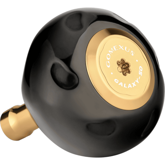 GOMEXUS TITANIUM POWER KNOB [SZ:41MM CLR:BLACK & GOLD]